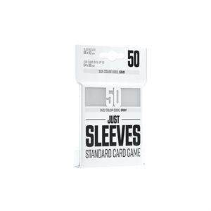 Sleeves: Just Sleeves: Standard Card Game: White (50) (ML)