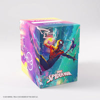 Gamegenic MTG 80+ Deckbox Soft Crate with Token Box Spiderman Miles Morales/Spider Gwen