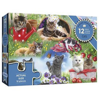 Puzzle - 12 XXL pcs - Piecing Together Collection: Cats (EN)