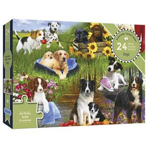 Puzzle - 24 XXL pcs - Piecing Together Collection: Dogs (EN)