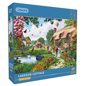 Puzzle - 500 pcs - Lakeside Cottage (EN)