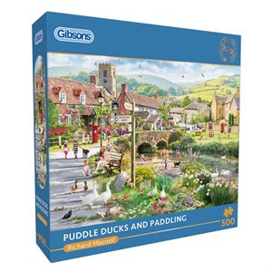 Puzzle - 500 pcs - Puddle Ducks & Paddling (EN)