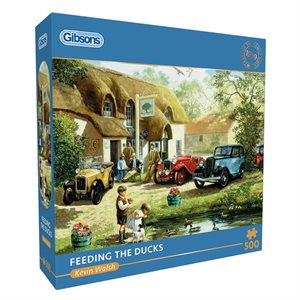Puzzle - 500 pcs - Feeding the Ducks (EN)