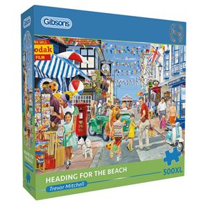 Puzzle - 500 XL pcs - Heading for the Beach (EN)