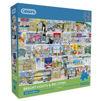 Puzzle - 500 XL pcs - Bright Lights & Big Cities (EN)