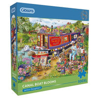 Puzzle - 500 XL pcs - Canal Boat Blooms (EN) (Special Order)