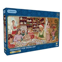 Puzzle - 636 pcs - Panoramic Collection: Preparing for the Big Day (EN)