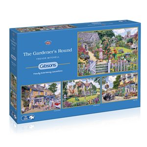 Puzzle - 500 pcs - The Gardener's Round (4 Puzzles) (EN)