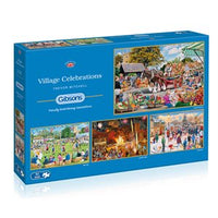 Puzzle - 500 pcs - Village Celebrations (4 Puzzles) (EN)