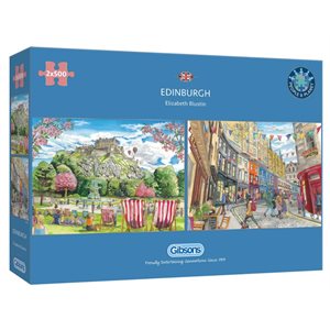Puzzle - 500 pcs - Edinburgh (2 Puzzles) (EN)
