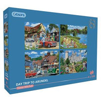 Puzzle - 500 pcs - Day Trip to Arundel (4 Puzzles) (EN)