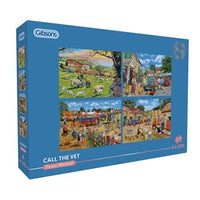 Puzzle - 4 x 500 pcs - Call the Vet (EN)