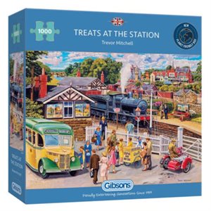 Puzzle - 1000 pcs - Treats at the Station (EN)