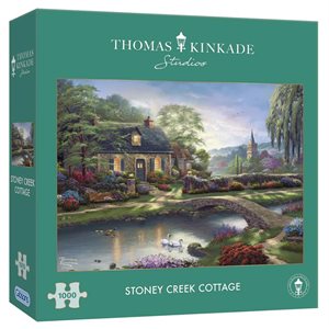 Puzzle - 1000 pcs - Thomas Kinkade Studios Collection: Stoney Creek Cottage (EN)