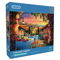 Puzzle - 1000 pcs - Tuscany Sunset (EN)