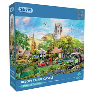 Puzzle - 1000 pcs - Below Corfe Castle (EN)