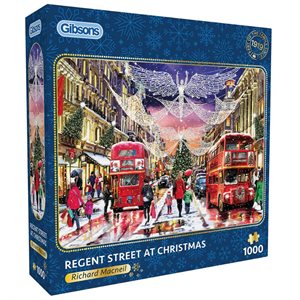Puzzle - 1000 pcs - Regent Street at Christmas (EN)