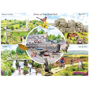 Puzzle - 1000 pcs - Dartmoor & Exmoor (EN)