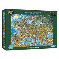 Puzzle - 1000 pcs - This is Europe (EN)