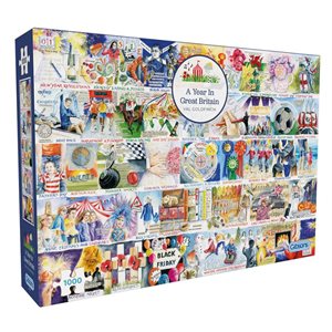Puzzle - 1000 pcs - A Year in Great Britain (EN)