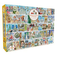 Puzzle - 1000 pcs - Sights & Sounds of Europe (EN)