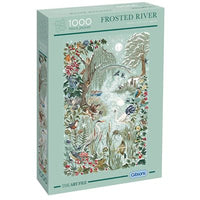 Puzzle - 1000 pcs - The Art File Collection: Frosted River (EN) (Special Order)