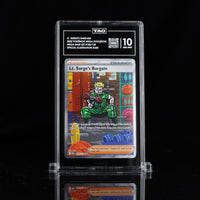 LT. SURGE'S BARGAIN #185/132 TAG 10 GEM MINT Cert #H2944084