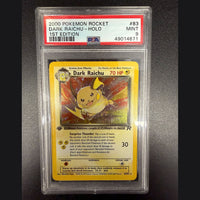 DARK RAICHU-HOLO #83 1st Edition PSA 9 Cert #49014671