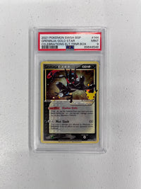 2021 POKEMON SWSH GRENINJA-GOLD STAR CELEBRATIONS ETB PROMO PSA 9 #8964446