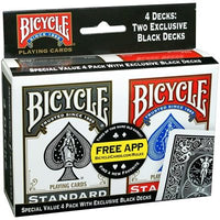 Bicycle Playing Cards - 4 Pack (ML) (Special Order)