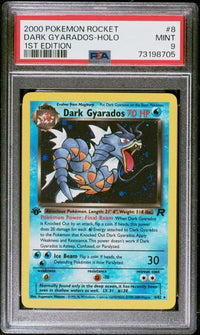 DARK GYARADOS-HOLO #8 1st Edition PSA 9 Cert #73198705