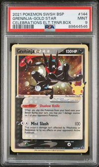 GRENINJA-GOLD STAR #144 PSA 9 Cert #89644546