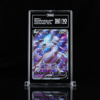 MEWTWO V #SWSH229 POKÉMON GO TAG 10 GEM MINT Cert #N6313629