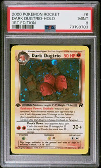 DARK DUGTRIO-HOLO #6 1st Edition PSA 9 Cert #73198703