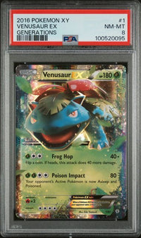 VENUSAUR EX #1 PSA 8 Cert #100520095
