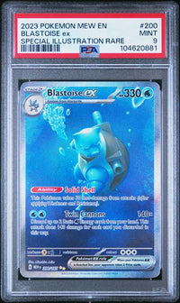 BLASTOISE ex 200/165 PSA 9  #104620881