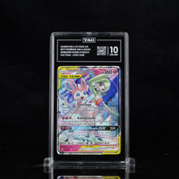 GARDEVOIR & SYLVEON GX #130/214 TAG 10 Cert #P2594407