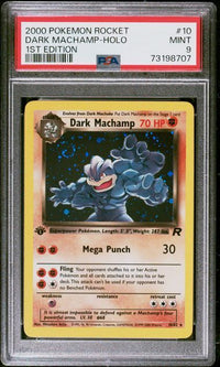 DARK MACHAMP-HOLO #10 1st Edition PSA 9 Cert #73198707