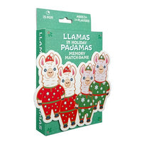 Llamas In Holiday Pajamas: Memory Card Game (EN) (Special Order)