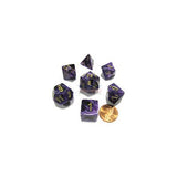 Dice: 7 pc: Vortex: Purple / Gold (EN) (Special Order)