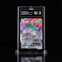 RAYQUAZA VMAX #TG20 SILVER TEMPEST TAG 8 Cert #Q1291609
