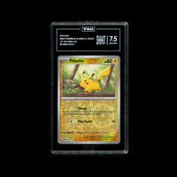 PIKACHU #025/165 Cosmos TAG 7.5 Cert #Q9026003