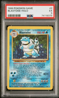 BLASTOISE #2 PSA 5 Cert #74118378