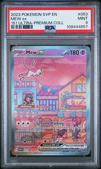 2023 POKEMON SV BLACK STAR PROMO 053 MEW ex 151 UPC PSA 9 #108444657