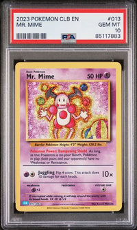 2023 POKEMON TRADING CARD GAME CLASSIC #013 MR. MIME PSA 10