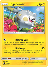Togedemaru (26) - SM Trainer Kit Lycanroc & Alolan Raichu