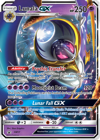 Lunala (Water Web Holo) (61/145) - Deck Exclusives Holofoil