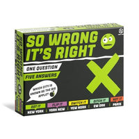 So Wrong it's Right (EN) (Special Order)