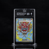 HEARTHFLAME MASK OGERPON EX #148/131 TAG 9 CERT #T2881473