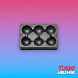 Turbo Dork: Small Black Non-Stick Silicone Dry Palette (EN) (Special Order)